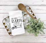 Being a Nurse is Easy Tea Towel