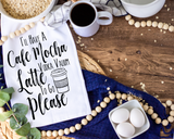 Cafe Mocha Tea Towel