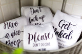 Funny Bathroom Towel