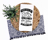 Lord Give Me Coffee Tea Towel