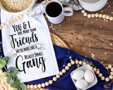 More than Friends Tea Towel
