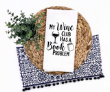 Wine Club Tea Towel